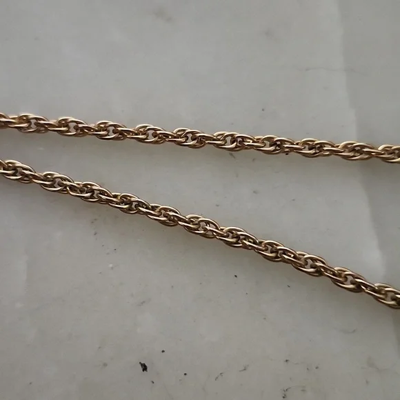 AJG 20-12K CO Gold Rope Chain Necklace 27 Inches - Picture 10 of 12